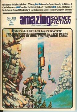 Imagen del vendedor de AMAZING Science Fiction: August, Aug. 1974 a la venta por Books from the Crypt