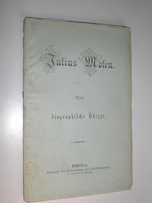 Image du vendeur pour Julius Mosen. Eine biographische Skizze. mis en vente par Stefan Kpper