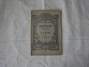 Imagen del vendedor de Arien Und Gesnge Aus: Hernani (Ernani). Oper in Vier Akten. Musik Von G. Verdi. a la venta por Malota