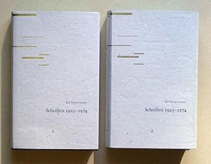 Seller image for Schriften 1925 - 1974. Ausgabe in zwei Bnden. [Bde. 1 u. 2; komplett]. for sale by antiquariat peter petrej - Bibliopolium AG