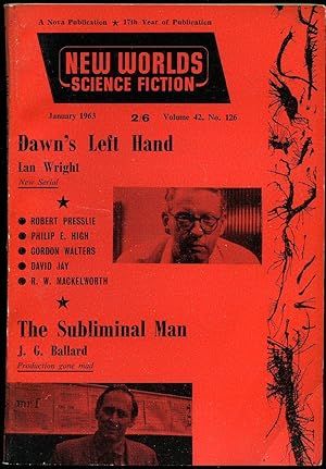 Bild des Verkufers fr New Worlds Science Fiction Volume 42 No. 126 January 1963. zum Verkauf von Little Stour Books PBFA Member