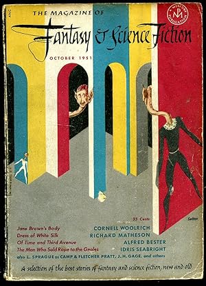 Seller image for The Magazine of Fantasy and Science Fiction Volume 2 No. 5 October 1951. for sale by Little Stour Books PBFA Member