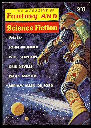 Seller image for The Magazine of Fantasy and Science Fiction [British Edition] Volume 3 No. 11 October 1962. for sale by Little Stour Books PBFA Member