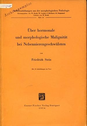 Bild des Verkufers fr ber hormonale und morphologische Malignitt bei Nebennierengeschwlsten. zum Verkauf von Antiquariat am Flughafen