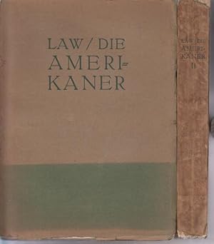 Immagine del venditore per Die Amerikaner. Komplett in 2 Bnden. Eine Studie der Vlkerpsychologie. I. Band: Das Pflanzen einer Nation. II. Band: Das Ernten einer Nation. venduto da Antiquariat Carl Wegner