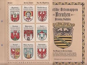 Bild des Verkufers fr Deutsche Ortswappen. Neue Reihe, Heft 3. Preuen. Provinz Sachsen / Provinz Hannover / Provinz Schleswig-Holstein zum Verkauf von Antiquariat Carl Wegner