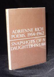 Imagen del vendedor de SNAPSHOTS OF A DAUGHTER IN LAW; POEMS, 1954-1962 a la venta por Booklegger's Fine Books ABAA