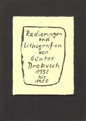 Bild des Verkufers fr Radierungen und Lithografien von Gnter Drebusch. zum Verkauf von Versandantiquariat Boller