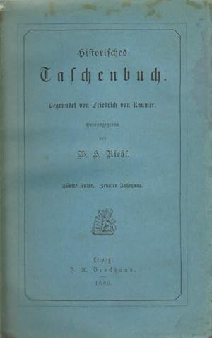 Imagen del vendedor de Historisches Taschenbuch. a la venta por Versandantiquariat Boller