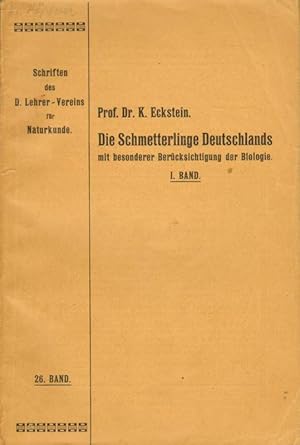 Bild des Verkufers fr Die Schmetterlinge Deutschlands mit besonderer Bercksichtigung der Biologie. zum Verkauf von Versandantiquariat Boller