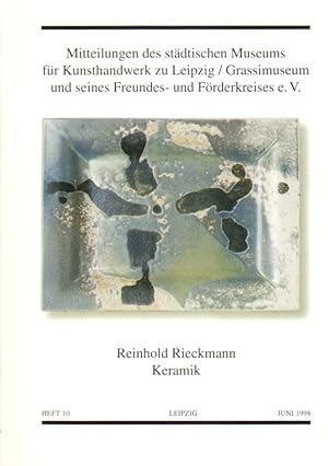 Reinhold Rieckmann. Keramik.