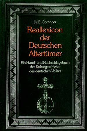 Bild des Verkufers fr Reallexicon der Deutschen Altertmer zum Verkauf von Versandantiquariat Boller