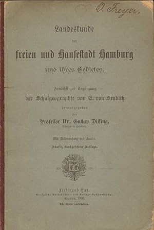 Seller image for Landeskunde der freien und Hansestadt Hamburg und ihres Gebietes. for sale by Versandantiquariat Boller