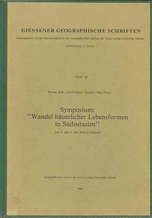 Seller image for Symposium: Wandel buerlicher Lebensformen in Sdostasien. for sale by Versandantiquariat Boller