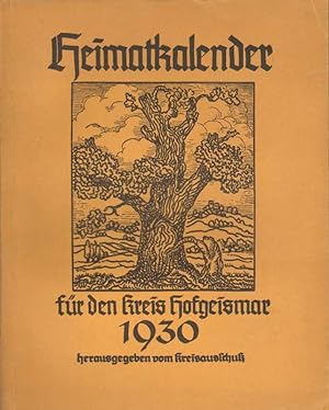 Bild des Verkufers fr Heimatkalender fr den Kreis Hofgeismar 1930. zum Verkauf von Versandantiquariat Boller