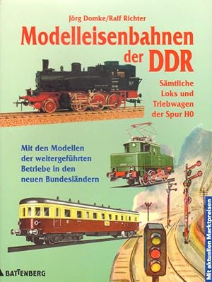 Bild des Verkufers fr Modelleisenbahnen in der DDR. zum Verkauf von Versandantiquariat Boller