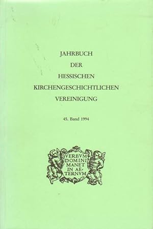 Seller image for Jahrbuch der hessischen kirchengeschichtlichen Vereinigung. for sale by Versandantiquariat Boller