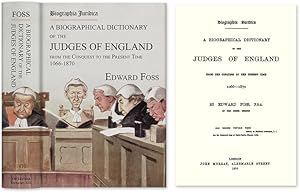 Biographia Juridica. A Biographical Dictionary. Judges of England.