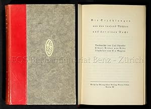 Bild des Verkufers fr Die Erzhlungen aus den tausend Nchten und der einen Nacht. Verdeutscht von Carl Theodor Albert Ritter von Riba. zum Verkauf von EOS Buchantiquariat Benz