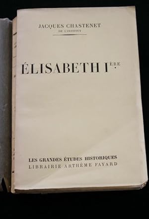 Seller image for ELISABETH Ire-Edition originale for sale by Librairie RAIMOND