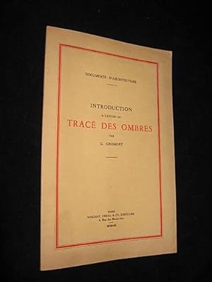 Seller image for Introduction  l'tude du trac des ombres for sale by Abraxas-libris