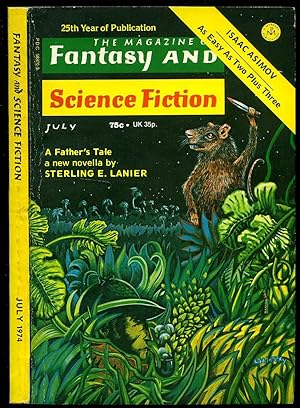 Imagen del vendedor de The Magazine of Fantasy and Science Fiction Volume 47 No. 1 July 1974. a la venta por Little Stour Books PBFA Member