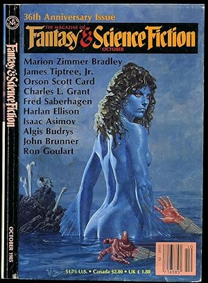 Immagine del venditore per The Magazine of Fantasy and Science Fiction Volume 69 No. 4 October 1985. venduto da Little Stour Books PBFA Member