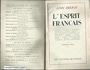 Image du vendeur pour L Esprit Francais. Premiere Serie. mis en vente par JLG_livres anciens et modernes