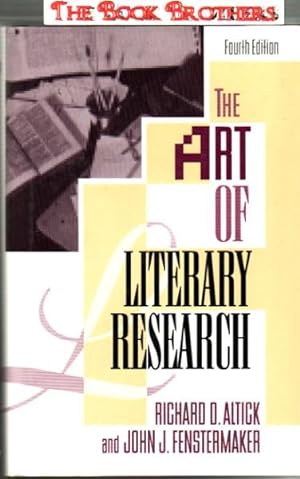 Seller image for The Art of Literary Research for sale by THE BOOK BROTHERS