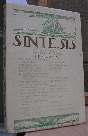 SINTESIS. Artes, Ciencias y Letras. Nº 29. Buenos Aires Octubre de 1929. Casi monográfico dedicad...