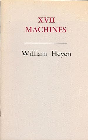 Bild des Verkufers fr XVII MACHINES zum Verkauf von Antic Hay Books