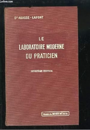 Seller image for Le laboratoire moderne du praticien for sale by Le-Livre