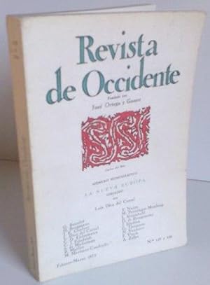 Seller image for REVISTA DE OCCIDENTE n119 y 120. La Nueva Europa for sale by La Social. Galera y Libros