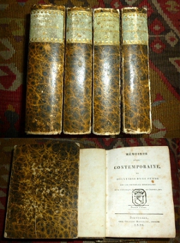 Imagen del vendedor de Mmoires d`une contemporaine ou souvenirs d'une femme sur les principaux personnages de la rpublique du consulat et de l'empire, etc. 4 Bnde / Volumes / Tomes. a la venta por Antiquariat Clement