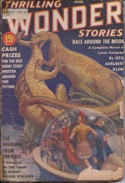 Bild des Verkufers fr THRILLING WONDER Stories: August, Aug. 1939 zum Verkauf von Books from the Crypt