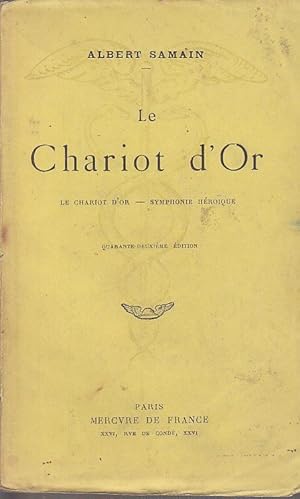 Image du vendeur pour LE CHARIOT D'OR - SYMPHONIE HEROIQUE. Lille mis en vente par CARIOU1