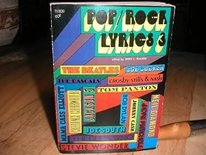 Image du vendeur pour Pop/Rock Lyrics 3 mis en vente par The Vintage BookStore