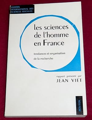 Bild des Verkufers fr LES SCIENCES DE L'HOMME EN FRANCE - Tendances et organisation de la recherche zum Verkauf von LE BOUQUINISTE