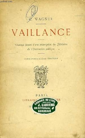 Seller image for VAILLANCE for sale by Le-Livre