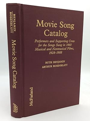 Image du vendeur pour MOVIE SONG CATALOGUE mis en vente par Kubik Fine Books Ltd., ABAA