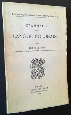 Grammaire De La Langue Polonaise