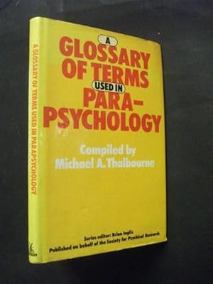 A Glossary of Terms Used in Parapsychology