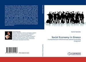 Seller image for Social Economy in Greece : A comprehensive institutional and national-accounting recognition for sale by AHA-BUCH GmbH