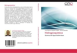 Seller image for Hidrogeoqumica : Qumica del Agua Subterrnea for sale by AHA-BUCH GmbH