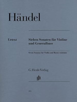 Bild des Verkufers fr 7 Sonaten fr Violine und Generalbass zum Verkauf von AHA-BUCH GmbH