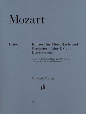 Seller image for Wolfgang Amadeus Mozart - Konzert C-dur KV 299 (297c) fr Flte, Harfe und Orchester : Besetzung: Flte und Klavier for sale by AHA-BUCH GmbH