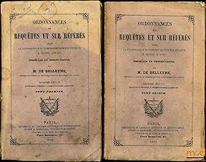 Seller image for ORDONNANCES SUR REQUTES ET SUR RFRS SELON LA JURISPRUDENCE DU TRIBUNAL DE PREMIRE INSTANCE DU DPARTEMENT DE LA SEINE, FORMULES ET OBSERVATIONS, 3med. entirement refondue et considrablement augmente for sale by La Memoire du Droit