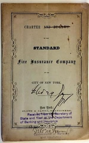 CHARTER AND BY-LAWS OF THE STANDARD FIRE INSURANCE COMPANY OF THE CITY OF NEW YORK