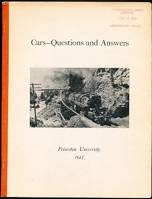 Seller image for CARS -- QUESTIONS AND ANSWERS for sale by Alkahest Books