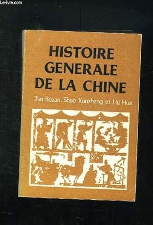Imagen del vendedor de HISTOIRE GENERALE DE LA CHINE. a la venta por Le-Livre